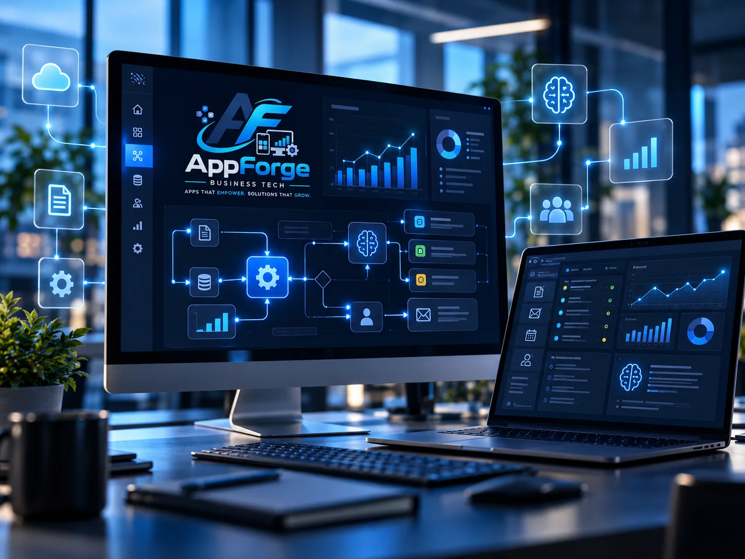 AI-powered AppForge workflow dashboard