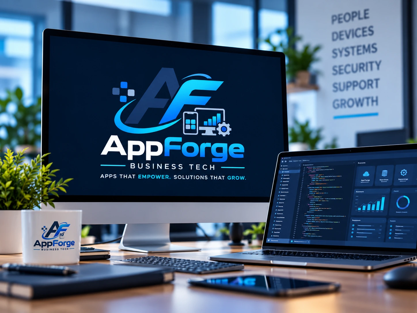 AppForge branded technology workspace