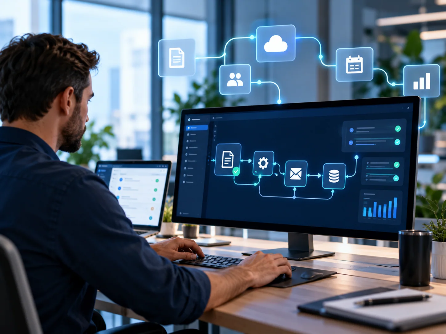 Smart business workflow automation